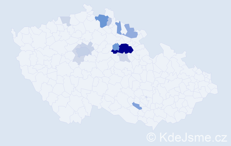 Příjmení: 'Kahl', počet výskytů 43 v celé ČR