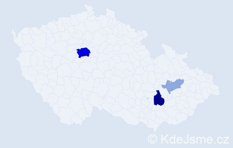 Příjmení: 'Soppé', počet výskytů 14 v celé ČR