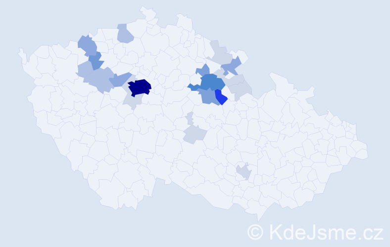 Příjmení: 'Rolc', počet výskytů 67 v celé ČR