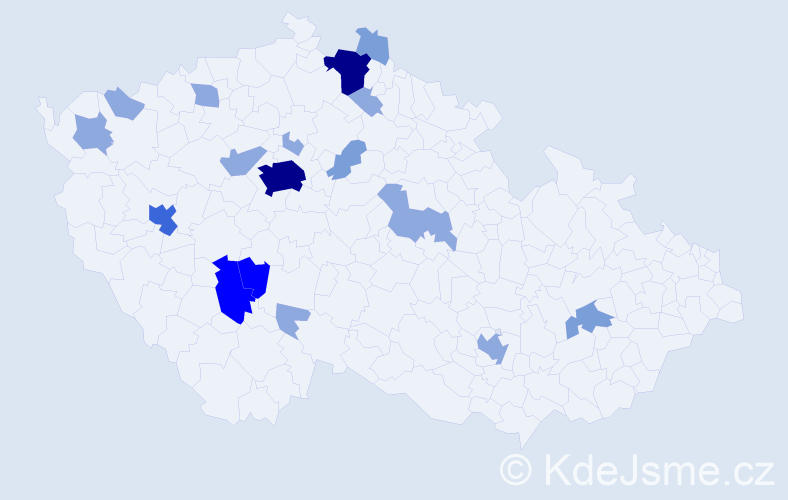 Příjmení: 'Reinišová', počet výskytů 44 v celé ČR