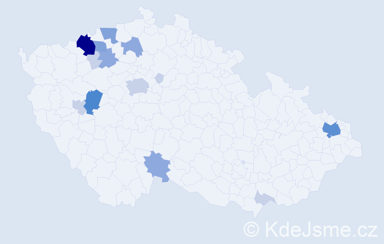 Příjmení: 'Adi', počet výskytů 40 v celé ČR