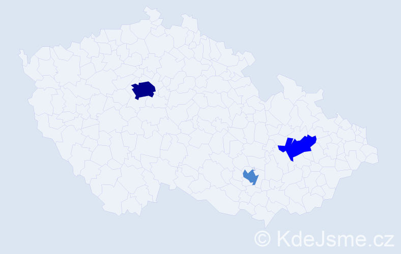 Příjmení: 'Köttnerová', počet výskytů 6 v celé ČR