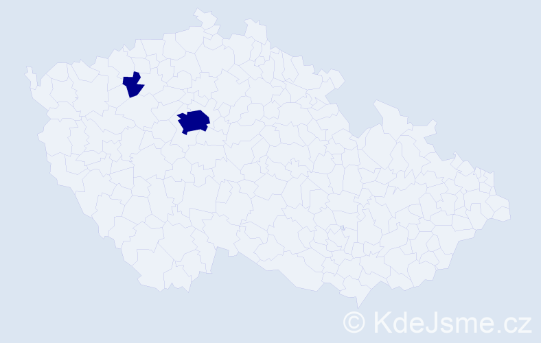 Příjmení: 'Callegari', počet výskytů 2 v celé ČR