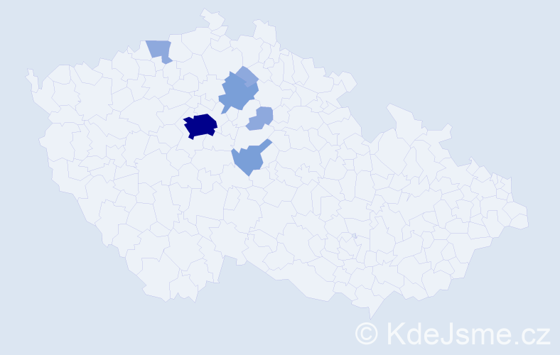 Příjmení: 'Baitlerová', počet výskytů 14 v celé ČR