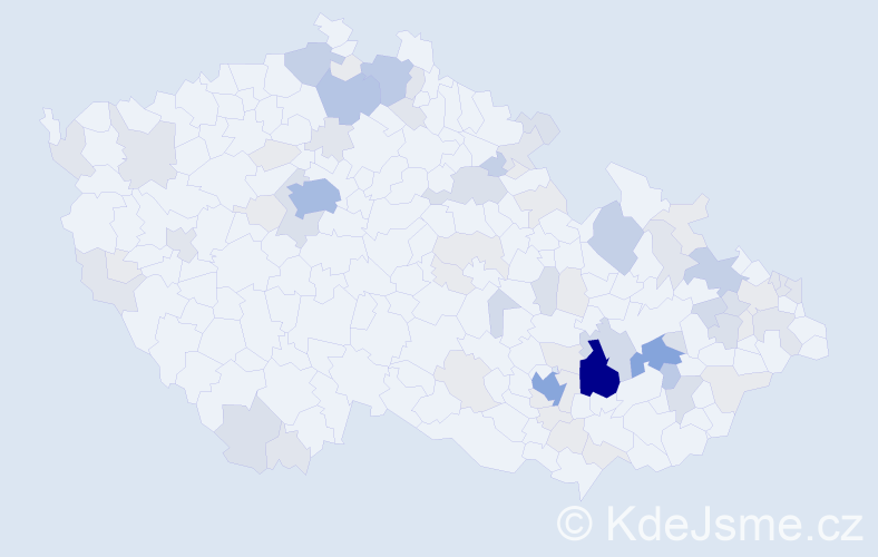 Příjmení: 'Plhal', počet výskytů 240 v celé ČR