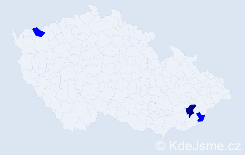 Příjmení: 'Špath', počet výskytů 4 v celé ČR