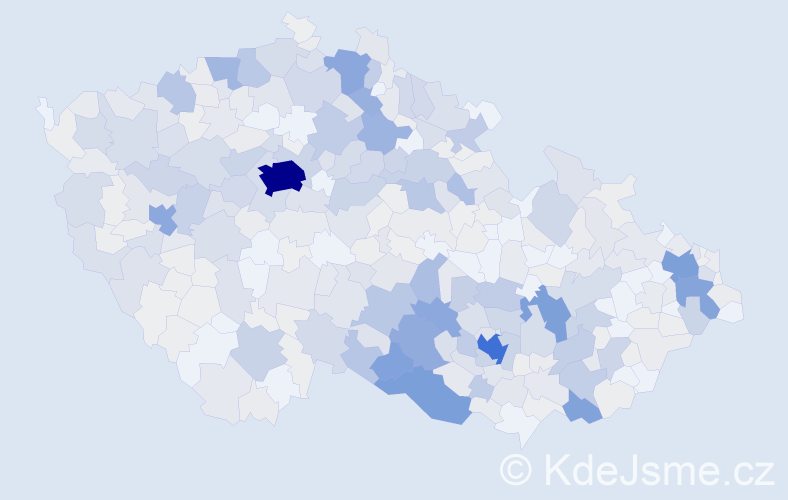 Příjmení: 'Karásek', počet výskytů 2449 v celé ČR