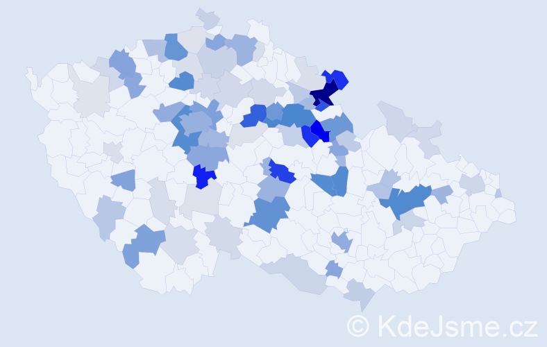 Příjmení: 'Andres', počet výskytů 297 v celé ČR