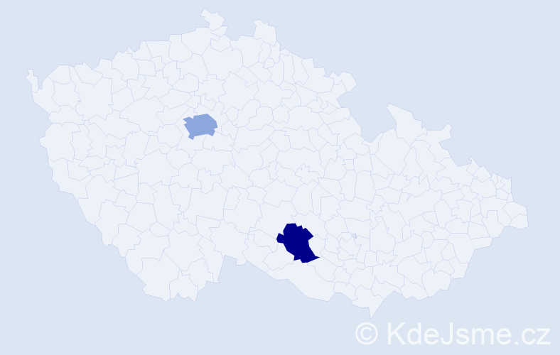 Příjmení: 'Markulyn', počet výskytů 3 v celé ČR