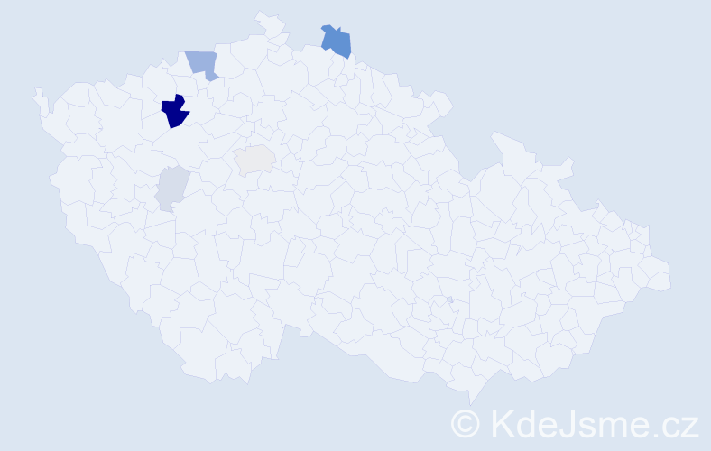 Příjmení: 'Weidisch', počet výskytů 25 v celé ČR