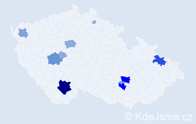 Příjmení: 'Reichenauerová', počet výskytů 35 v celé ČR