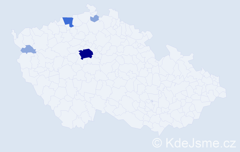 Příjmení: 'Strieglová', počet výskytů 17 v celé ČR