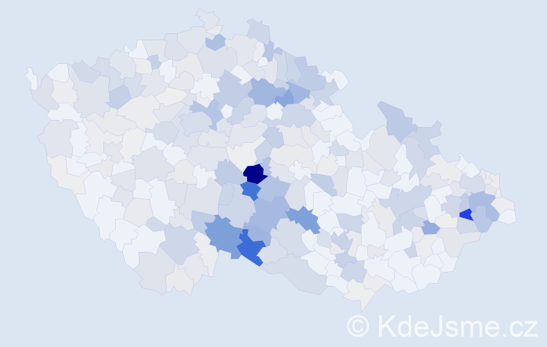 Příjmení: 'Janák', počet výskytů 1183 v celé ČR