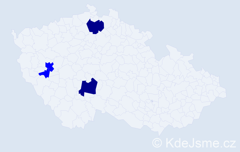 Příjmení: 'Rostásová', počet výskytů 6 v celé ČR