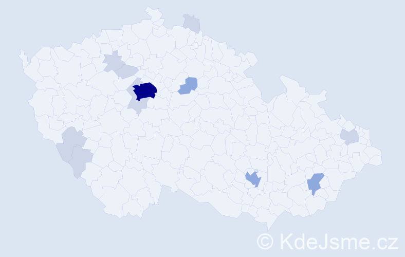 Příjmení: 'Foster', počet výskytů 27 v celé ČR
