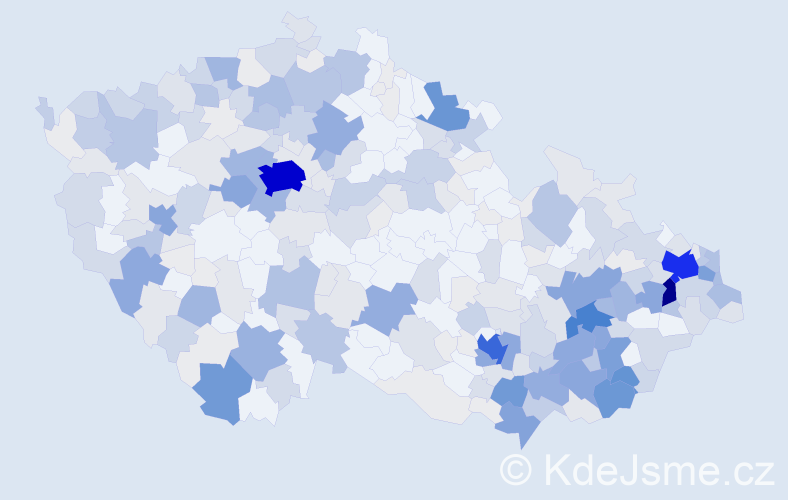 Příjmení: 'Petrášová', počet výskytů 1373 v celé ČR