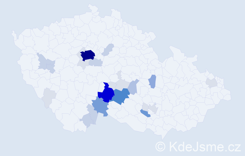 Příjmení: 'Aldorf', počet výskytů 95 v celé ČR