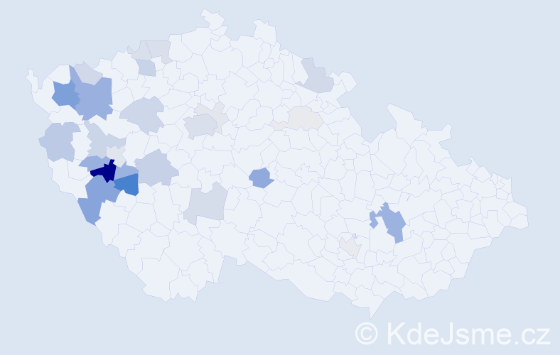 Příjmení: 'Krieger', počet výskytů 91 v celé ČR