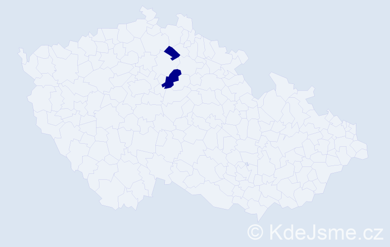 Příjmení: 'Žučenko', počet výskytů 2 v celé ČR