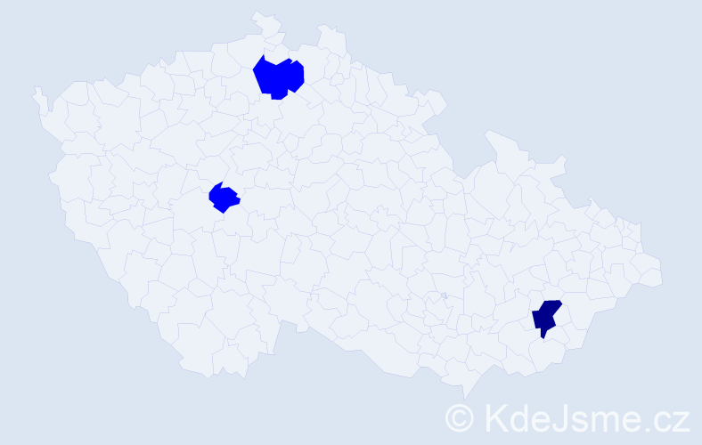Příjmení: 'Galya', počet výskytů 4 v celé ČR