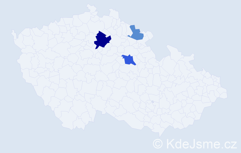 Příjmení: 'Spejchlík', počet výskytů 12 v celé ČR
