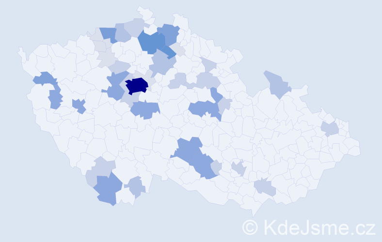 Příjmení: 'Herbst', počet výskytů 147 v celé ČR