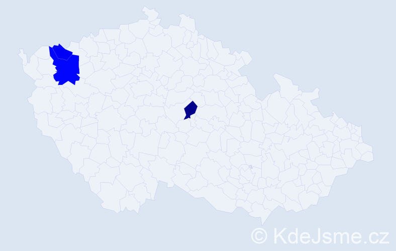 Příjmení: 'Koenigstein', počet výskytů 9 v celé ČR