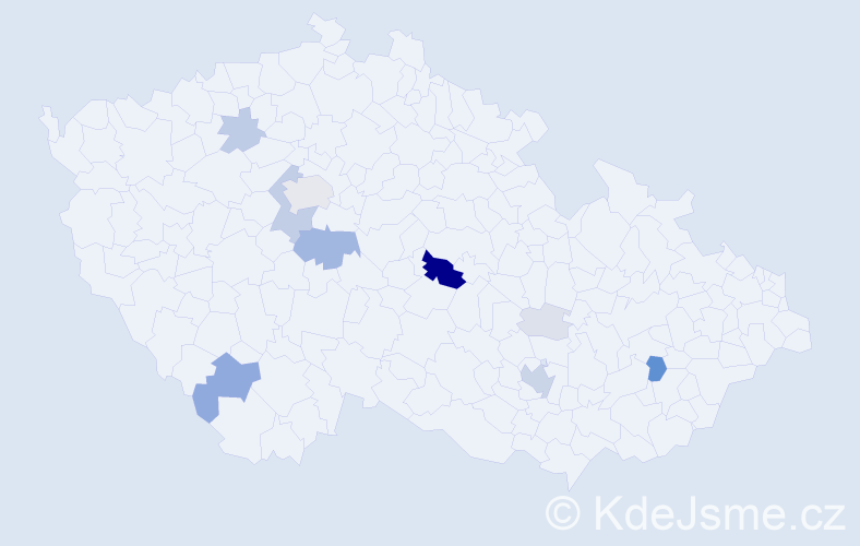 Příjmení: 'Leffler', počet výskytů 43 v celé ČR