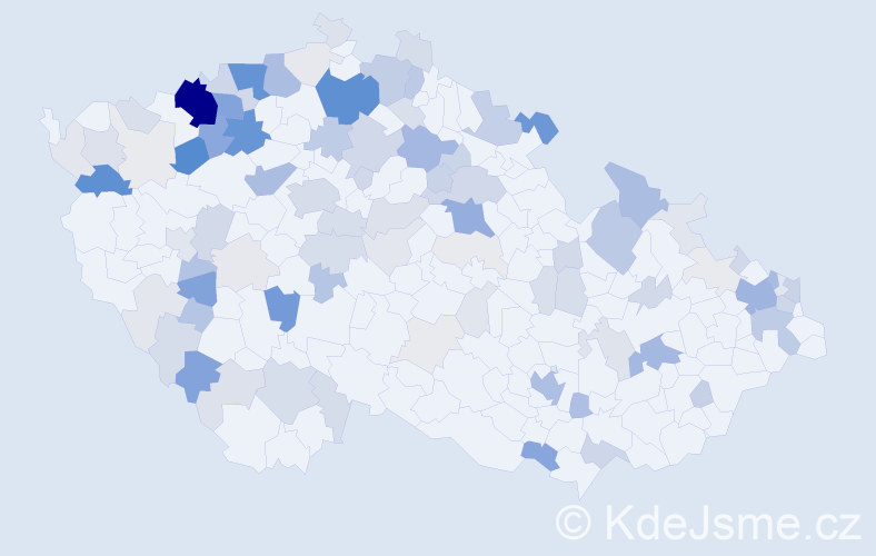 Příjmení: 'Fedáková', počet výskytů 372 v celé ČR