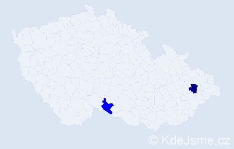 Příjmení: 'Zotter', počet výskytů 3 v celé ČR