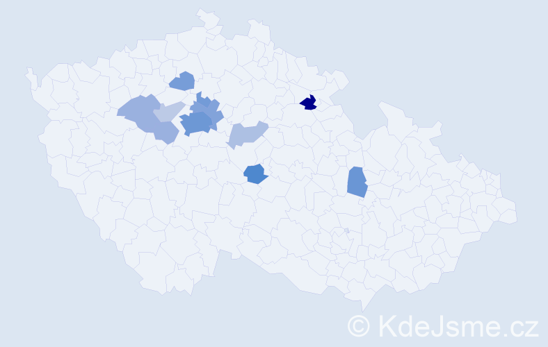 Příjmení: 'Morstein', počet výskytů 36 v celé ČR