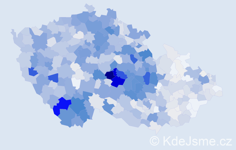 Příjmení: 'Bárta', počet výskytů 4778 v celé ČR