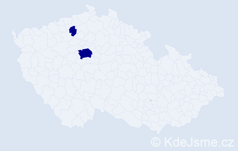 Příjmení: 'Marushiy', počet výskytů 2 v celé ČR