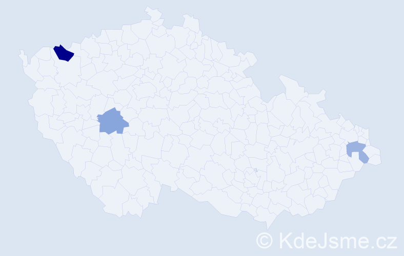 Příjmení: 'Droždiaková', počet výskytů 4 v celé ČR