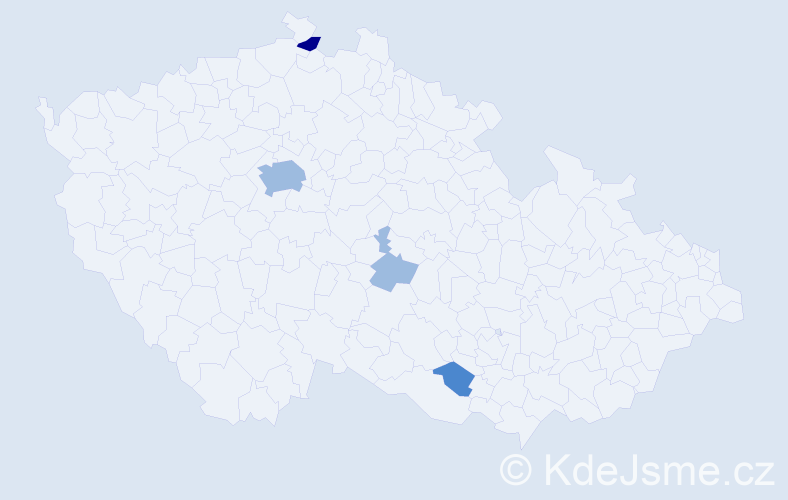 Příjmení: 'Hybelbauer', počet výskytů 8 v celé ČR
