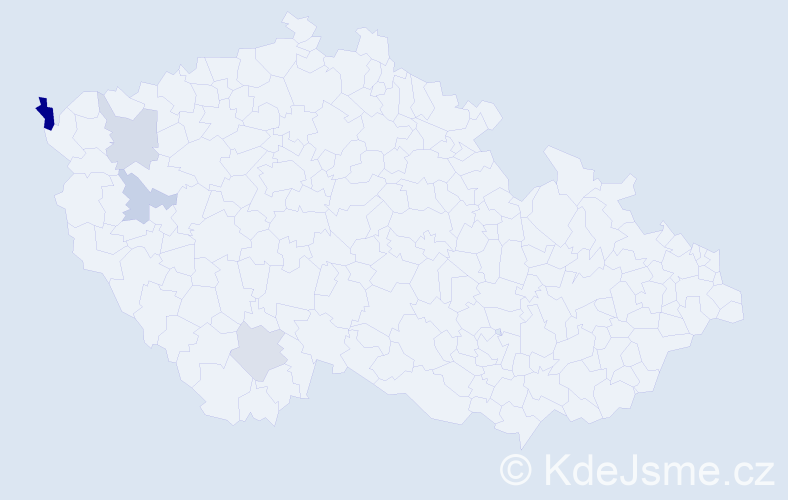 Příjmení: 'Viewegová', počet výskytů 7 v celé ČR