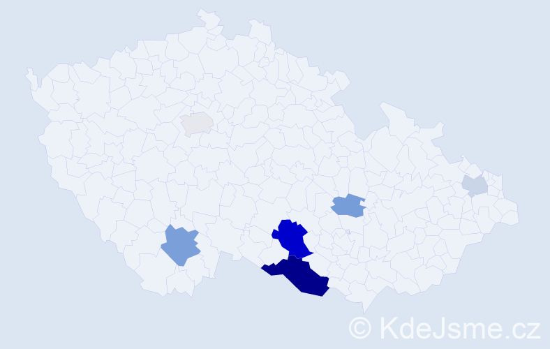 Příjmení: 'Eratová', počet výskytů 14 v celé ČR