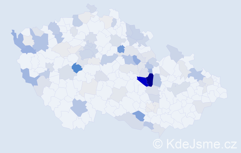 Příjmení: 'Sauerová', počet výskytů 311 v celé ČR