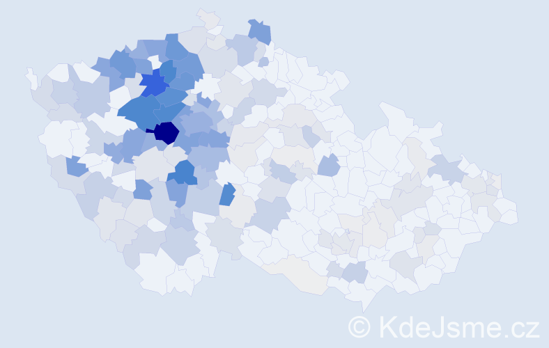Příjmení: 'Prošková', počet výskytů 1002 v celé ČR