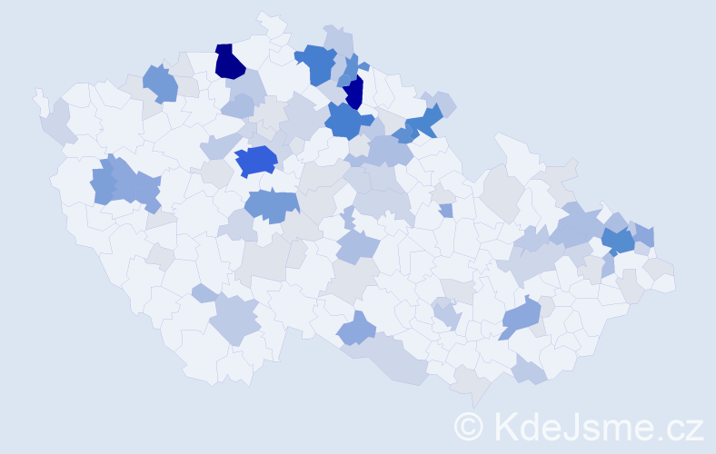 Příjmení: 'Samko', počet výskytů 353 v celé ČR