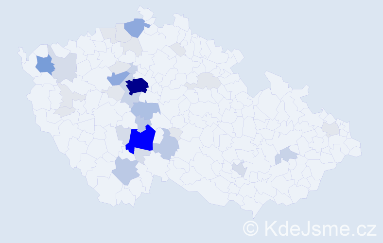 Příjmení: 'Sekalová', počet výskytů 136 v celé ČR