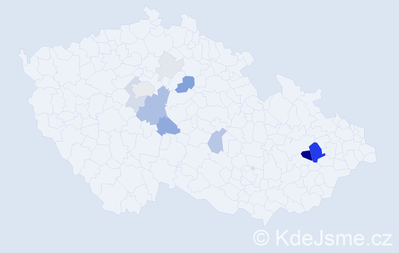 Příjmení: 'Molinari', počet výskytů 36 v celé ČR