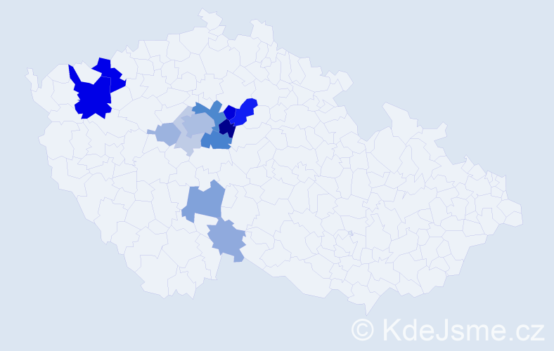 Příjmení: 'Faldusová', počet výskytů 40 v celé ČR