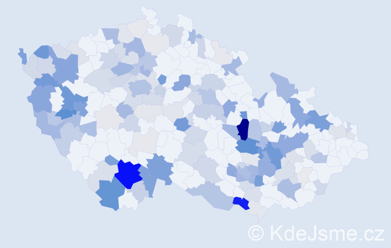 Příjmení: 'Schuster', počet výskytů 514 v celé ČR