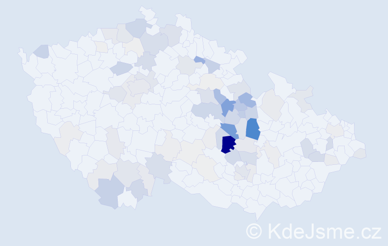 Příjmení: 'Šejnoha', počet výskytů 291 v celé ČR