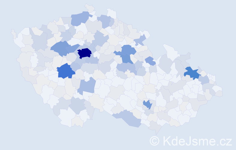 Příjmení: 'Černohorský', počet výskytů 961 v celé ČR