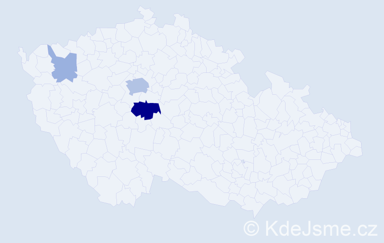 Příjmení: 'Berezovskiy', počet výskytů 11 v celé ČR