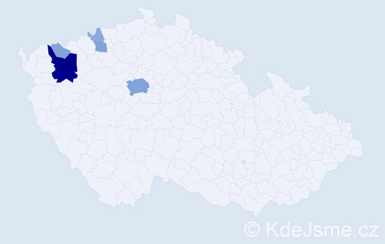 Příjmení: 'Harzer', počet výskytů 15 v celé ČR