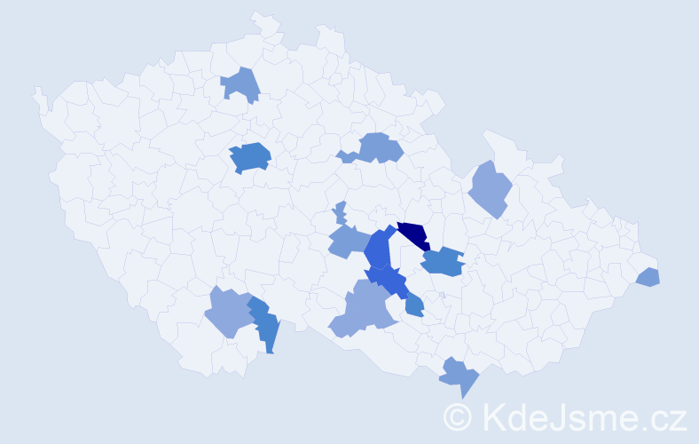 Příjmení: 'Simajchl', počet výskytů 41 v celé ČR