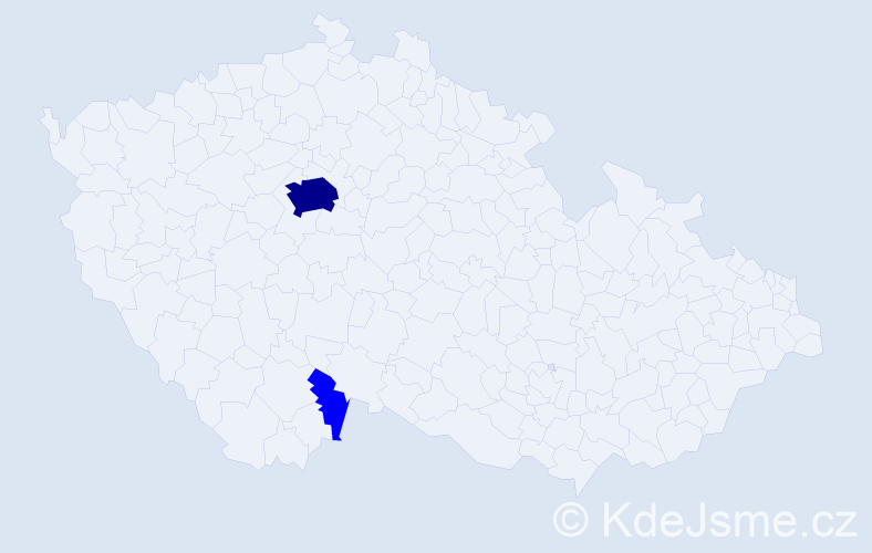 Příjmení: 'Seichertová', počet výskytů 9 v celé ČR